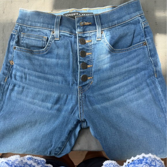 Veronica Beard Blue Flare & Wide Leg Jeans - Picture 9 of 12